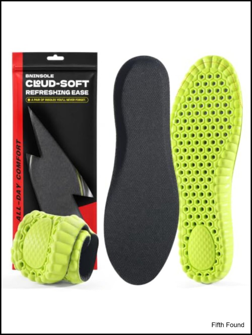 4D Cloud Memory Foam Shoe Inserts Anti Fatigue Cushion Insole